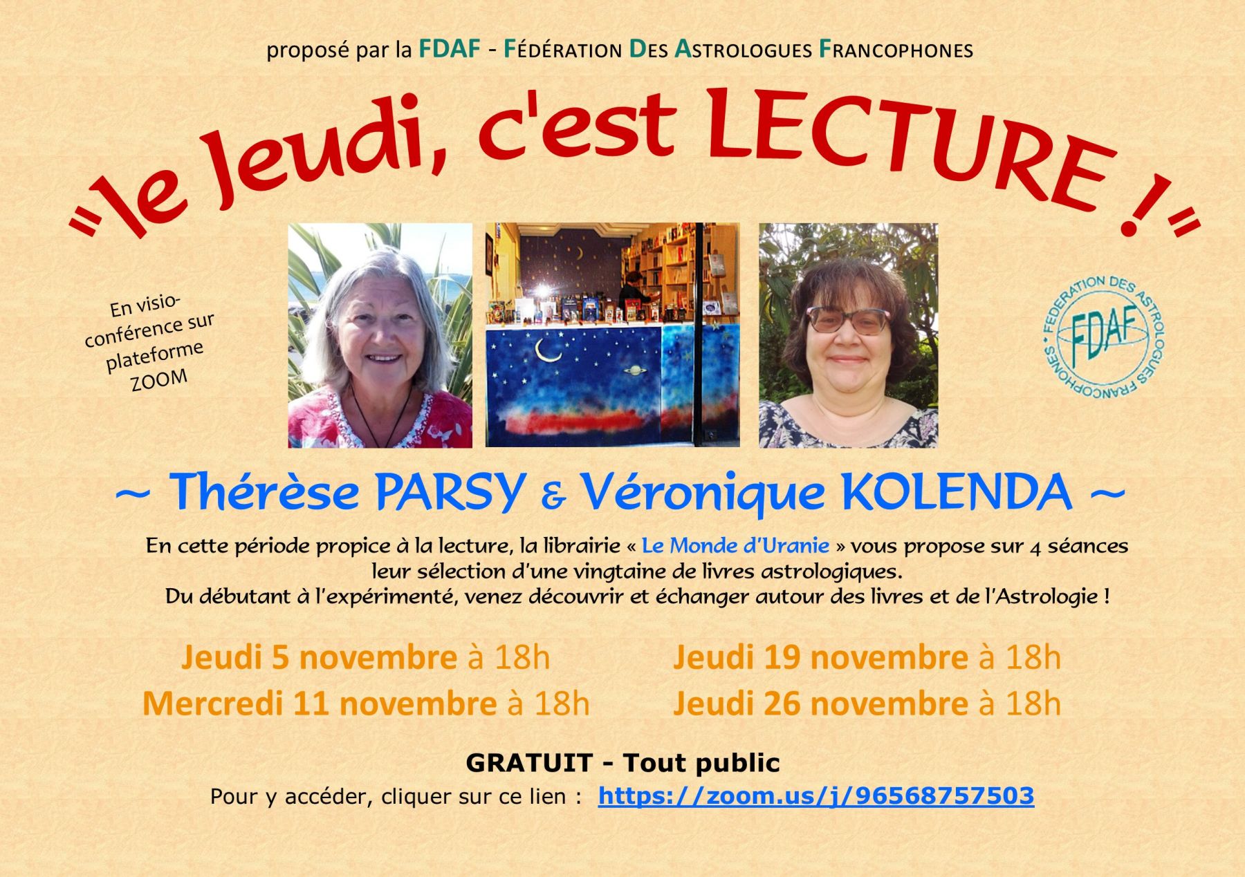 « le Jeudi, c&rsquo;est LECTURE ! »